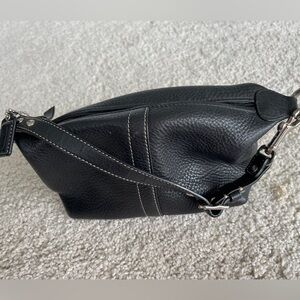 Coach small black casual evening bag